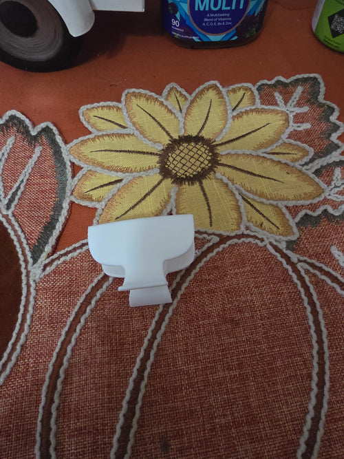 plain white har claw clips